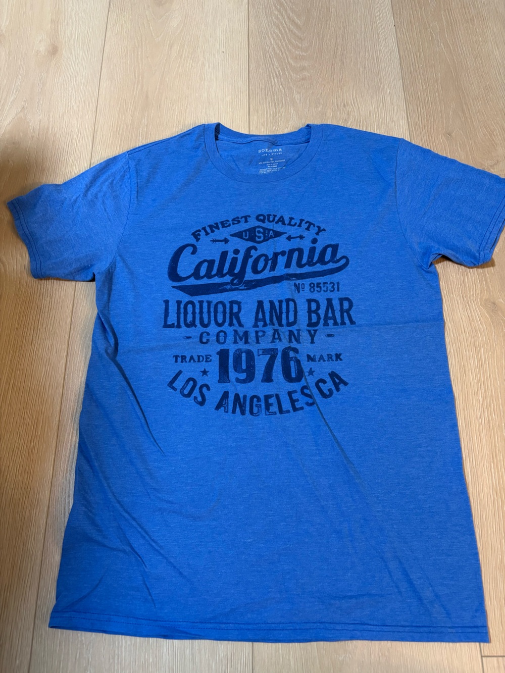 Sonoma Blue Graphic 'California 1976' Short Sleeve Tee